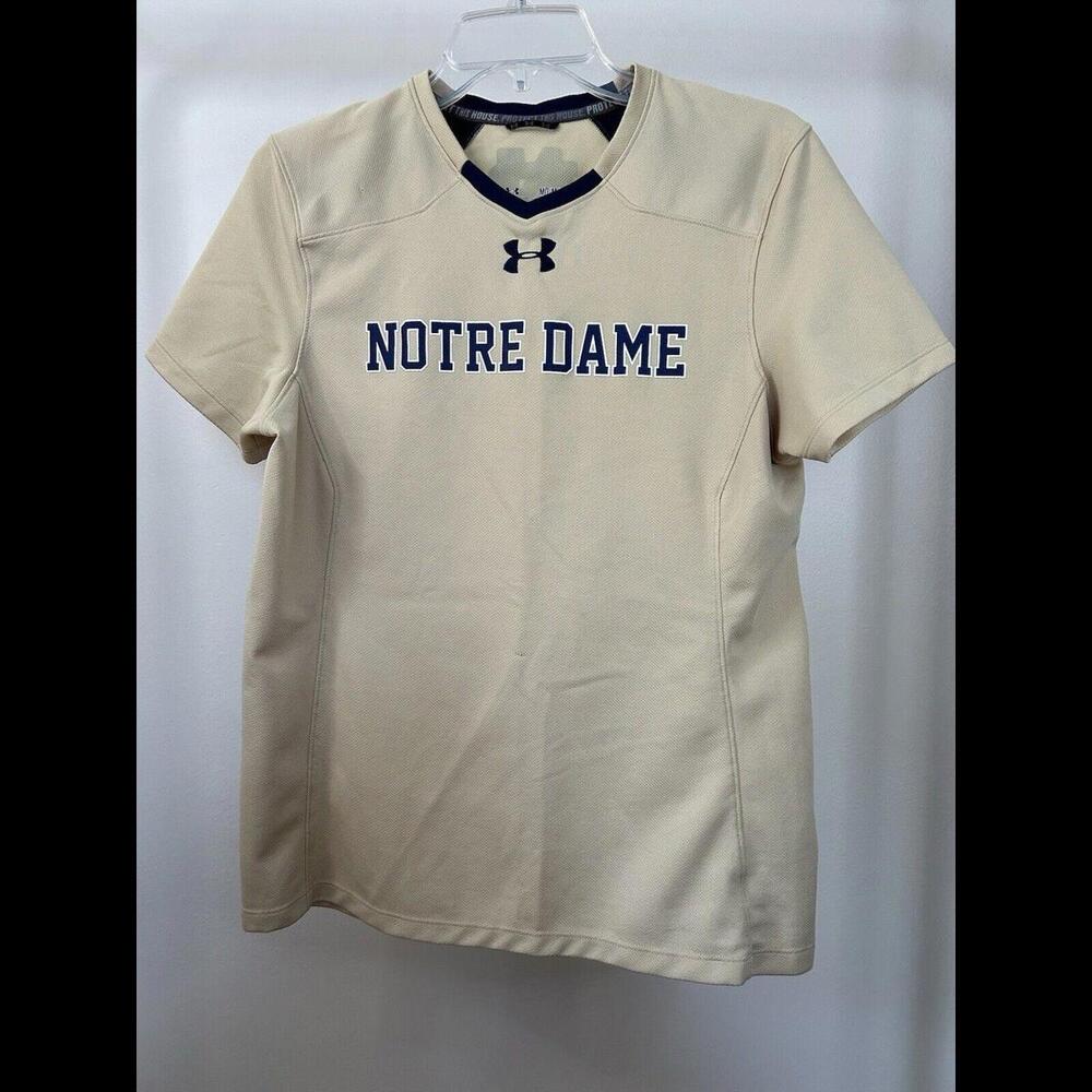 University of Notre Dame Under Armour Loose Protect this House Shirt Size Medium